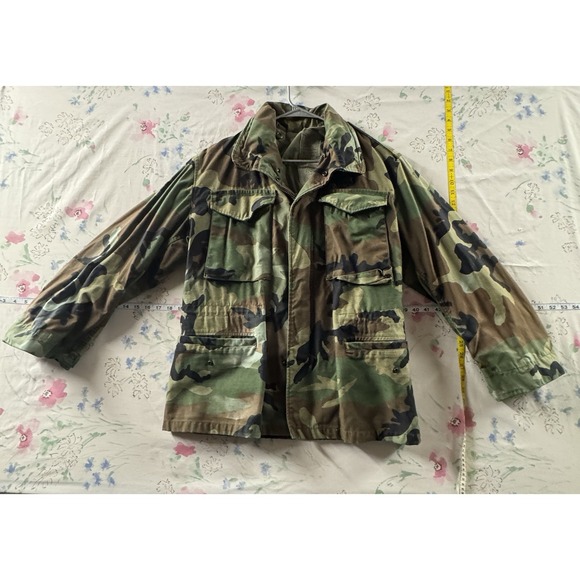 Other - USGI M-65 Field Jacket Small Short Woodland Camo BDU Cold Weather Army Coat